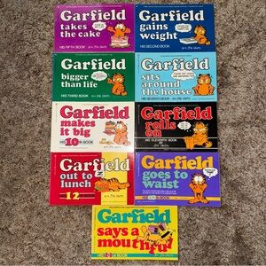 ✅Garfield Comic books by Jim Davis 80s 90s